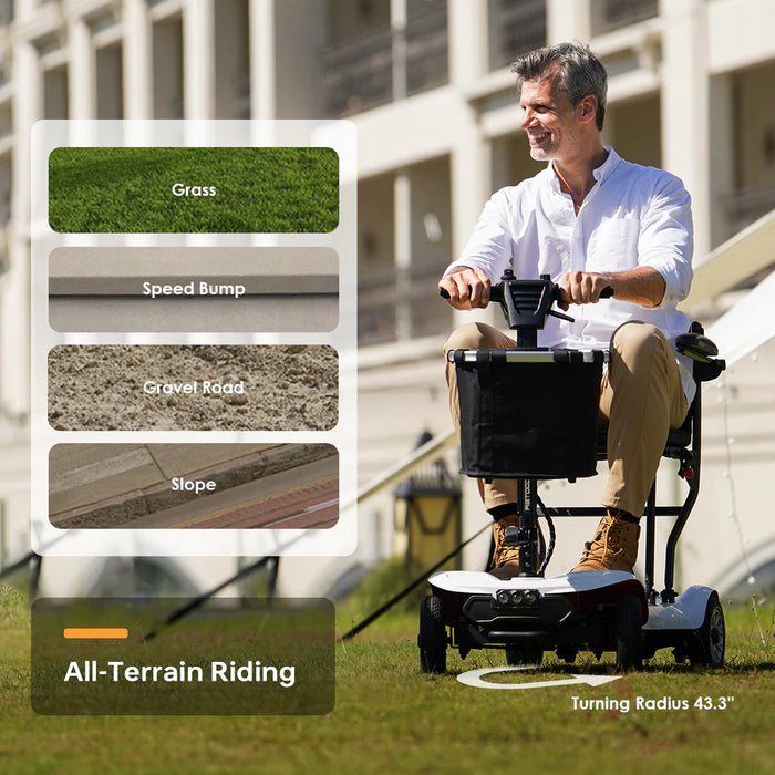 Paiseec Lightweight Mobility Scooter D3