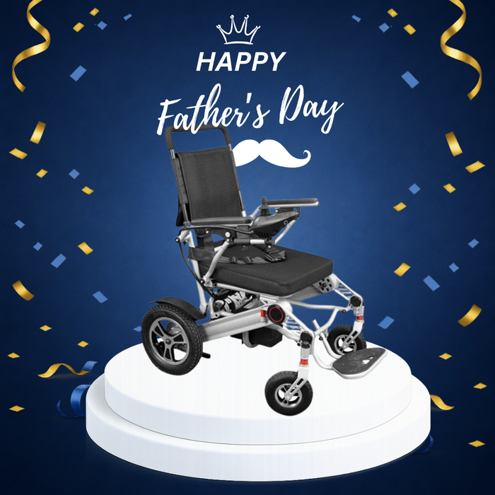 Vive Health 24V Battery Foldable Power Wheelchair