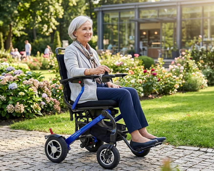 Forcemech Carbon F1 Foldable Ultra Light Electric Power Wheelchair