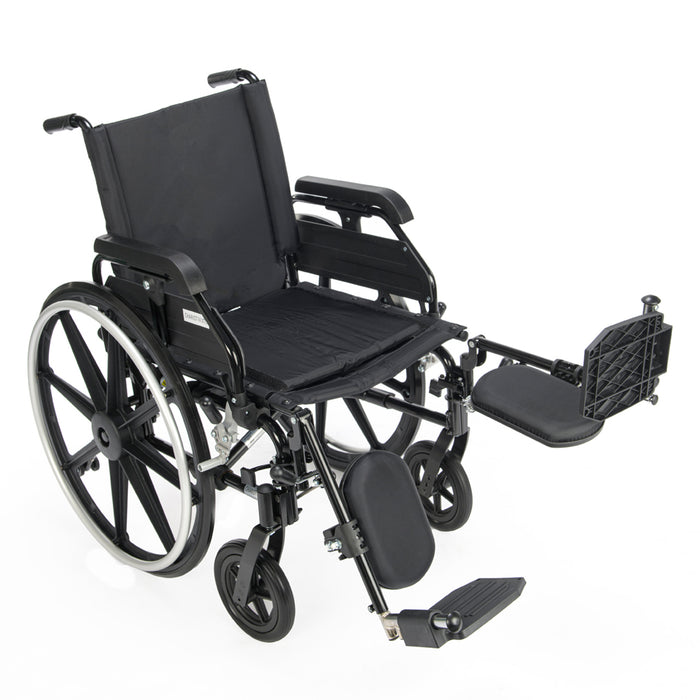Chariot IV XTC Manual Wheelchair with Adjustable Flip-Back Desk Arms & Swing-Away Footrests