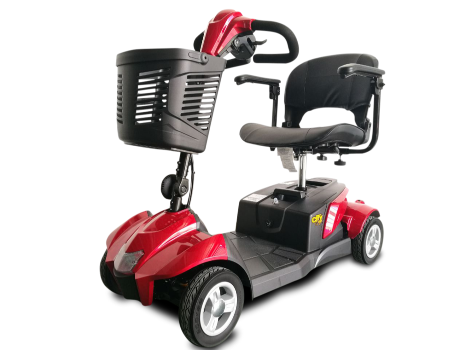 EV Rider CityCruzer 4-Wheel Transportable Mobility Scooter with Full Suspension