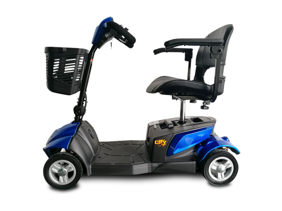 EV Rider CityCruzer 4-Wheel Transportable Mobility Scooter with Full Suspension