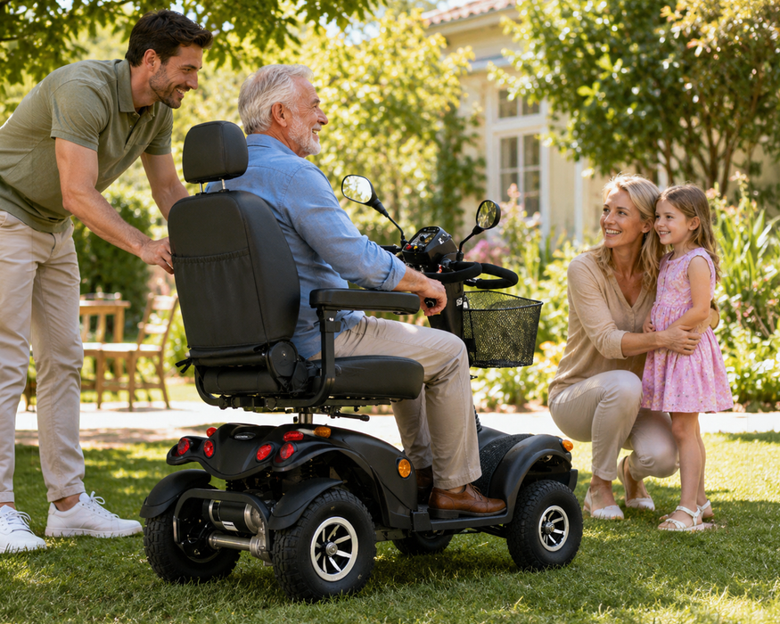 Freerider USA FR GDX Heavy-Duty 500 lb All Terrain Scooter