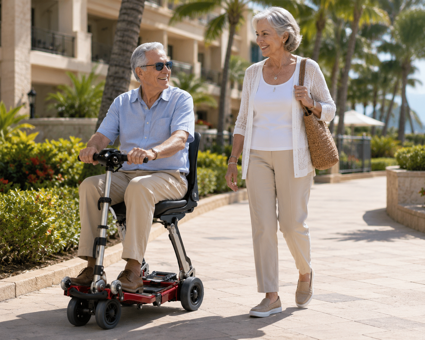 FreeRider USA Luggie Standard 120W Folding Travel Mobility Scooter