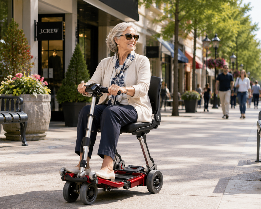 FreeRider USA Luggie Standard 120W Folding Travel Mobility Scooter