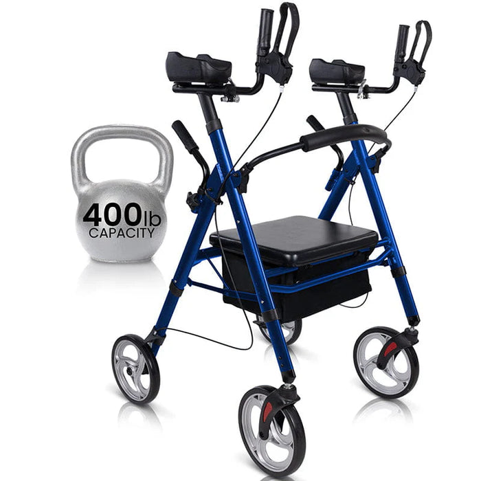 Vive Health Series T Upright Walker Bariatric Rollator