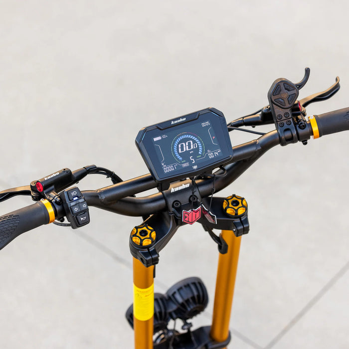 Kaabo Warrior X Max Electric Scooter — Dual 1100W, 44 MPH, 56-Mile Range