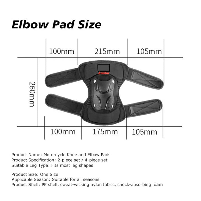 Kaabo Knee Pads and Elbow Pads (1 Pair)