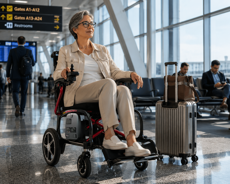 Forcemech Ultralite G10 Foldable Lightweight Power Wheelchair