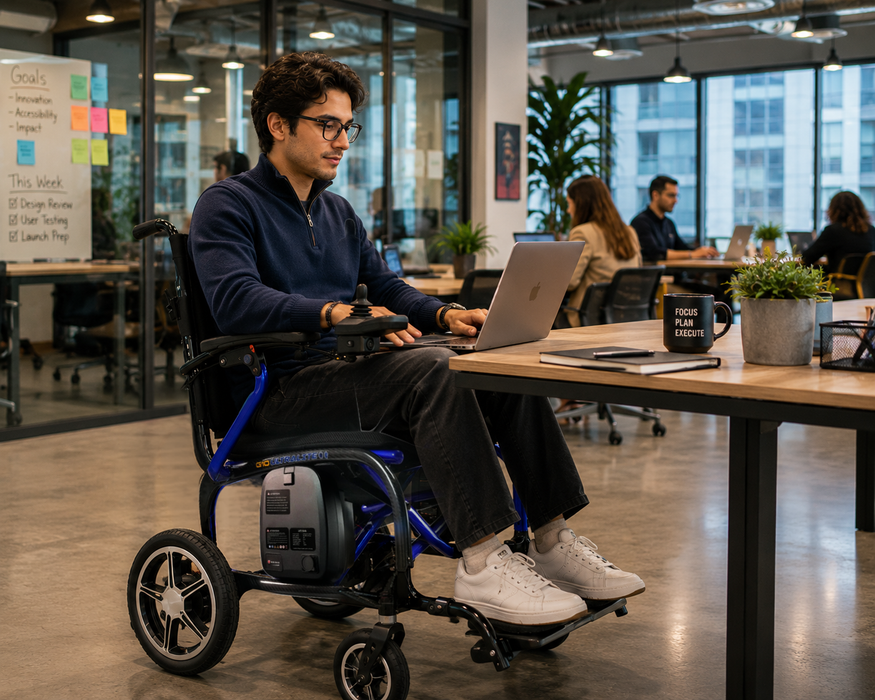 Forcemech Ultralite G10 Foldable Lightweight Power Wheelchair