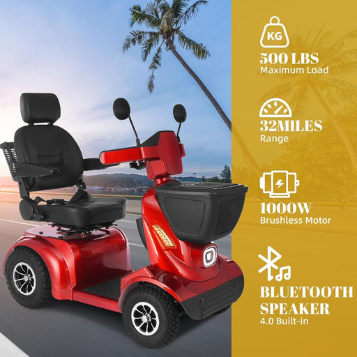 All Terrain 1000W Electric Bariatic Mobility Scooter