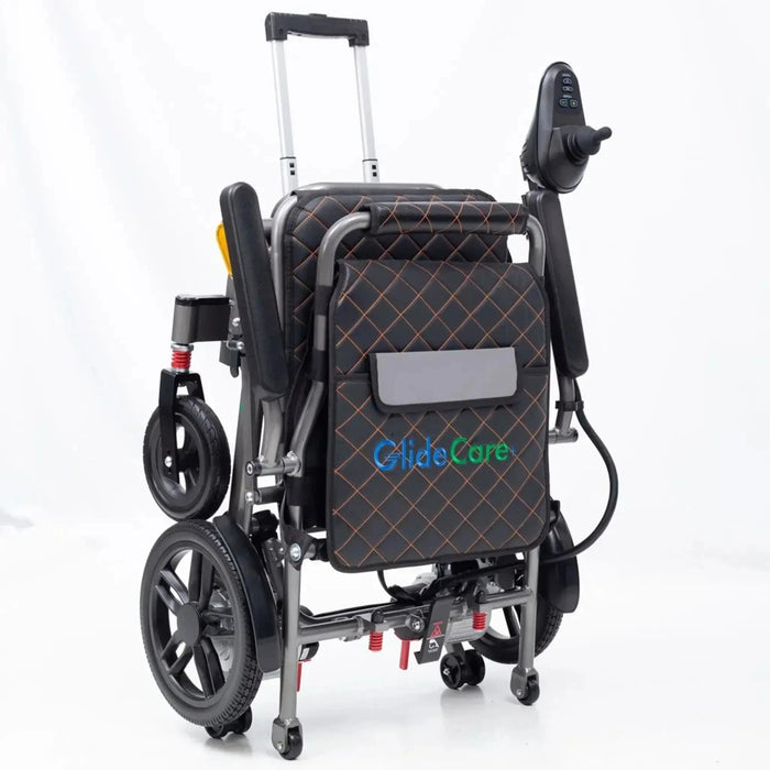ComfyGO Glide Care G-5 Lightweight Foldable Electric Wheelchair - Motorized Power Wheelchair 12 Miles