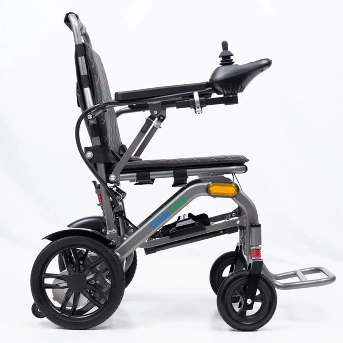ComfyGO Glide Care G-5 Lightweight Foldable Electric Wheelchair - Motorized Power Wheelchair 12 Miles
