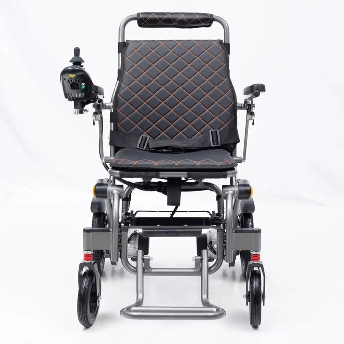 ComfyGO Glide Care G-5 Lightweight Foldable Electric Wheelchair - Motorized Power Wheelchair 12 Miles