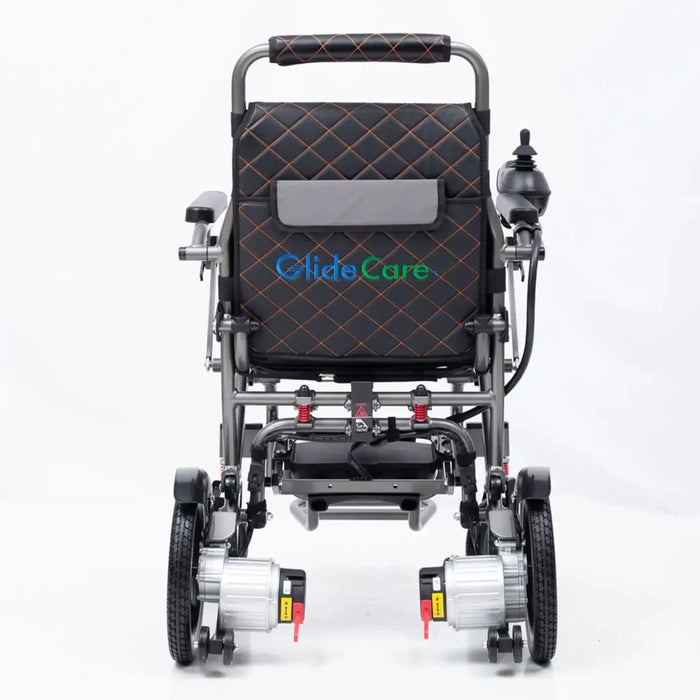 ComfyGO Glide Care G-5 Lightweight Foldable Electric Wheelchair - Motorized Power Wheelchair 12 Miles