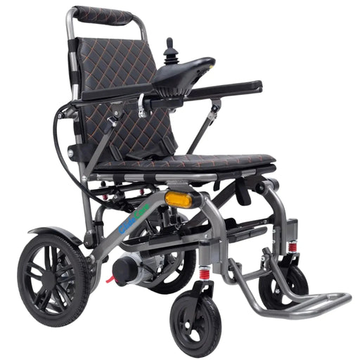 ComfyGO Glide Care G-5 Lightweight Foldable Electric Wheelchair - Motorized Power Wheelchair 12 Miles