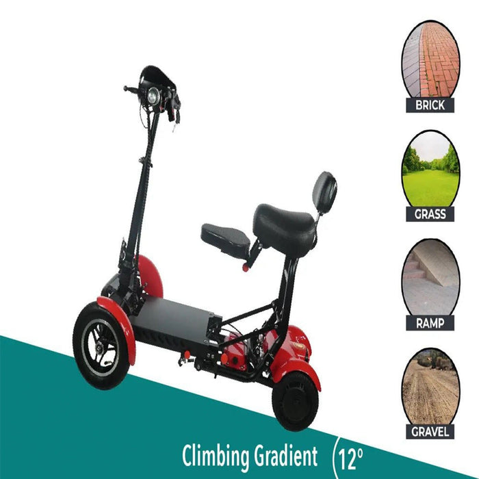 ComfyGO MS3000 Foldable Travel Mobility Scooter 265lbs Capacity