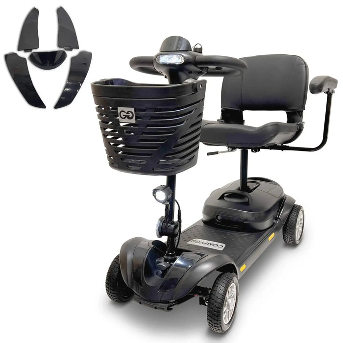 ComfyGO Z-4 Ultra-Light Electric Mobility Scooter With Quick-Detach Frame