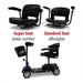 ComfyGO Z-4 Ultra-Light Electric Mobility Scooter With Quick-Detach Frame