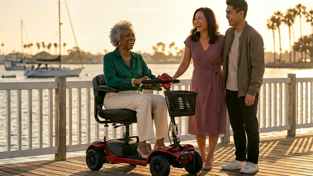 FreeRider USA FR Ascot 4 4-Wheel Bariatric Mobility Scooter