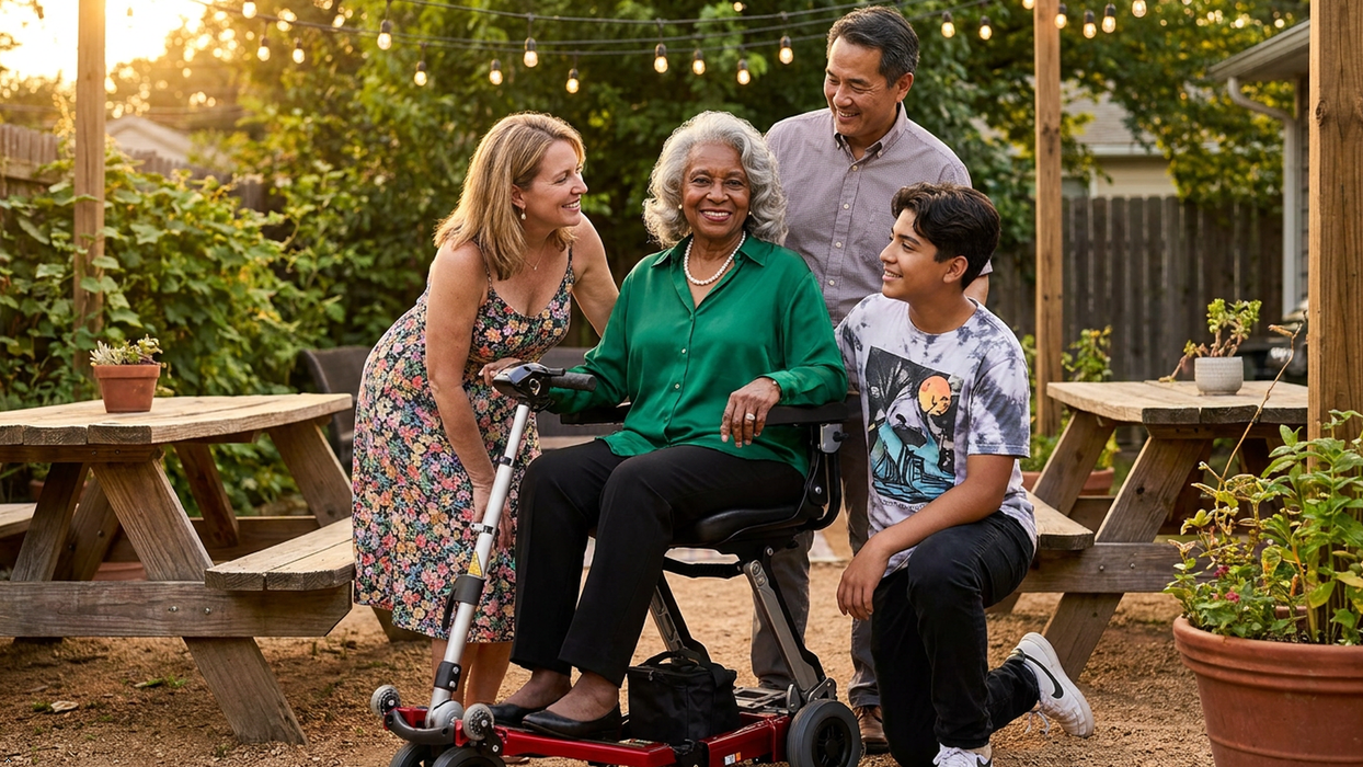 FreeRider USA Luggie Classic 2 120W Folding Travel Mobility Scooter