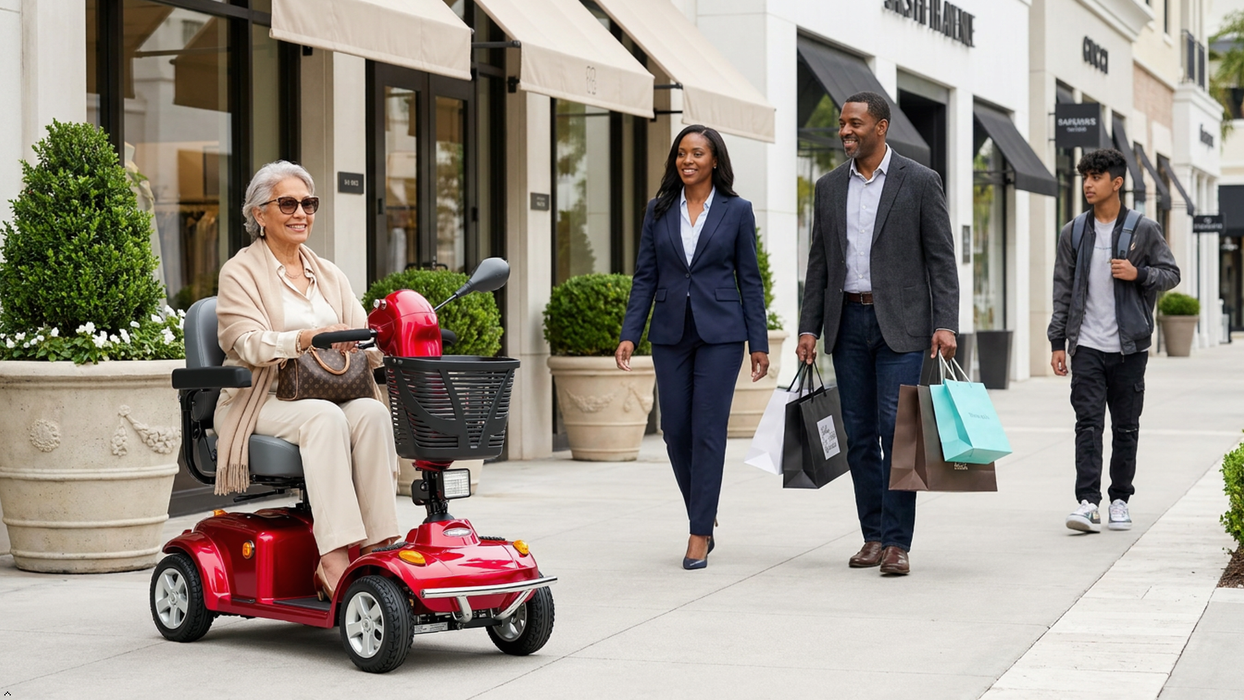 Freerider USA FR 168 4S II 4-Wheel Mid-Size Mobility Scooter