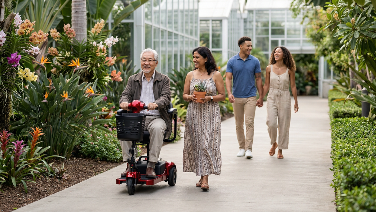FreeRider USA FR ASCOT 3 3-Wheel Portable Mobility Scooter