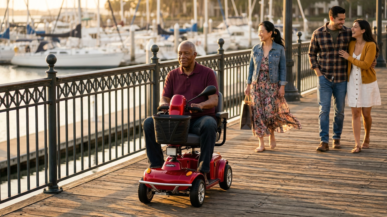 Freerider USA FR 168 4S II 4-Wheel Mid-Size Mobility Scooter