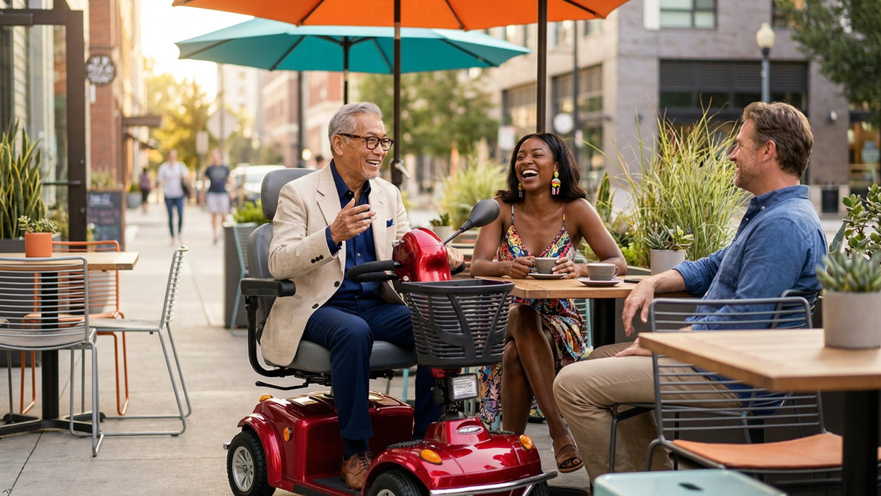 Freerider USA FR 168 4S II 4-Wheel Mid-Size Mobility Scooter