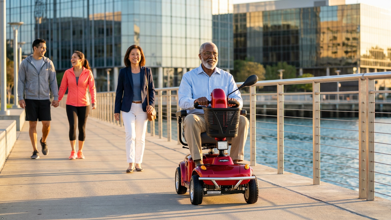 Freerider USA FR 168 4S II 4-Wheel Mid-Size Mobility Scooter