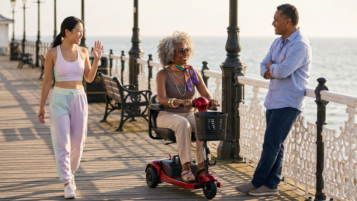 FreeRider USA FR ASCOT 3 3-Wheel Portable Mobility Scooter