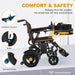 Foldable Lightweight 500W Dual Motor Electric Wheelchair