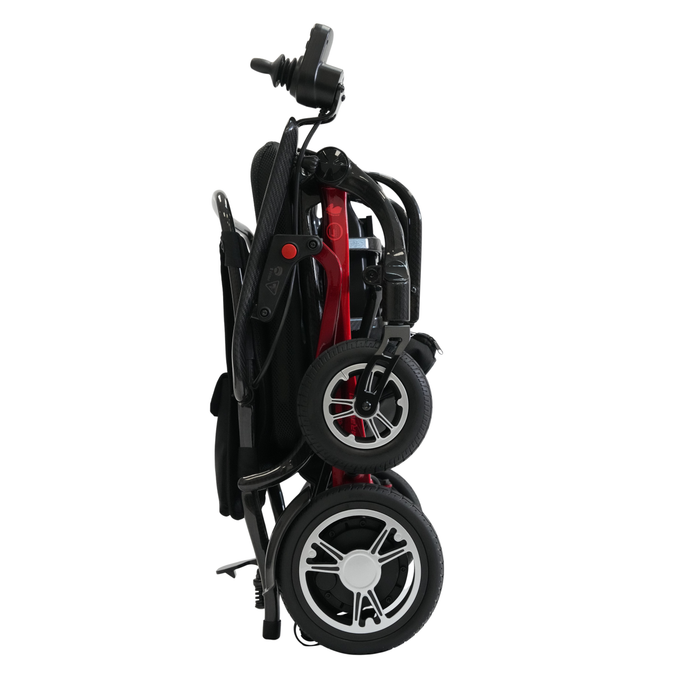 Forcemech Carbon F1 – 24V/10Ah Lithium Battery Dual 200W Motors Ultra-Lightweight Foldable Carbon Fiber Electric Power Wheelchair