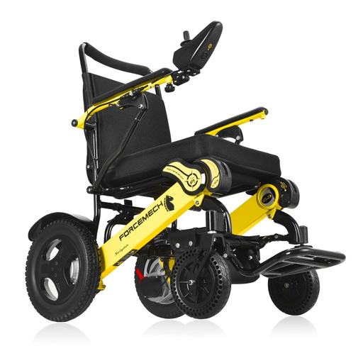 Forcemech Navigator PRO 2025 – 24V/6.6Ah Lithium Battery Dual 250W Eco-Brushless Motors Foldable Electric Power Wheelchair