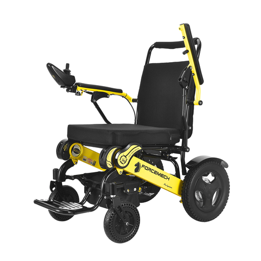Forcemech Navigator PRO 2025 – 24V/6.6Ah Lithium Battery Dual 250W Eco-Brushless Motors Foldable Electric Power Wheelchair