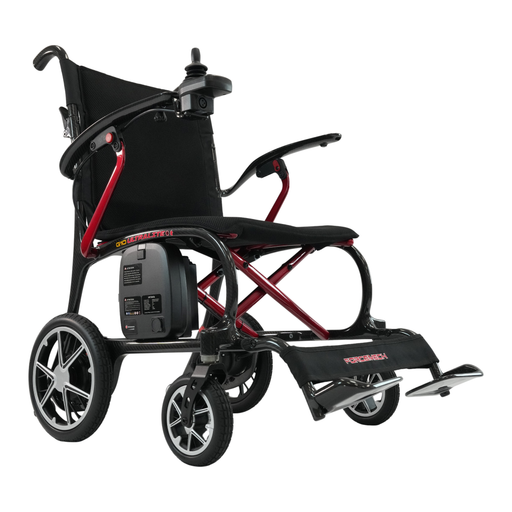 Forcemech Ultralite G10 – 24V/10Ah Lithium Battery 24V 200W Motor Foldable Lightweight Electric Power Wheelchair