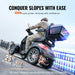 Heavy Duty 4 Wheel Mobility Scooter 800W 31 Mile Range 500 lbs Capacity All Terrain