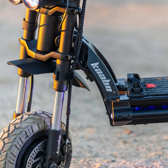 Kaabo King GTR Electric Scooter — Dual 2000W, 65 MPH, 112-Mile Range | Removable Battery
