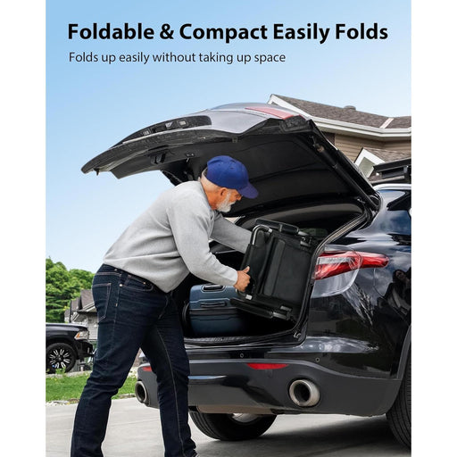 Lightweight Foldable Electric Wheelchair Portable Liftable Armrests