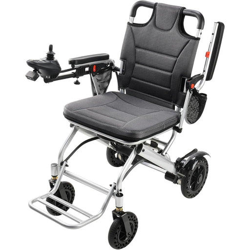 Lightweight Foldable Electric Wheelchair Portable Liftable Armrests