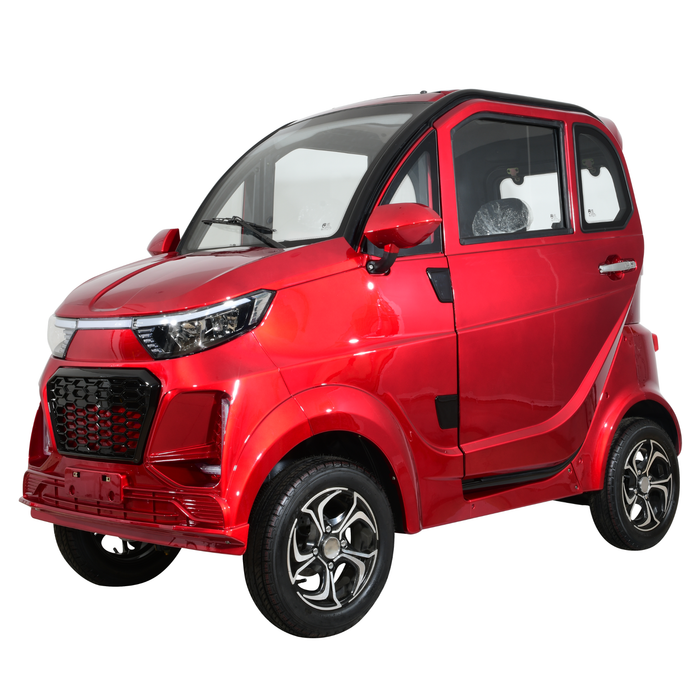 Q Runner Express Luxury 2-Seater Enclosed Mobility Scooter | 35 Mile Range & 18 MPH