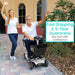 Vive Health 4 Wheel Mobility Scooter - Electric Powered with Seat for Seniors