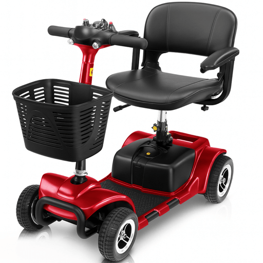 Vive Health 4 Wheel Mobility Scooter - Electric Powered with Seat for Seniors