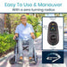 Vive Health Compact Power Wheelchair - Foldable Long Range Transport Aid