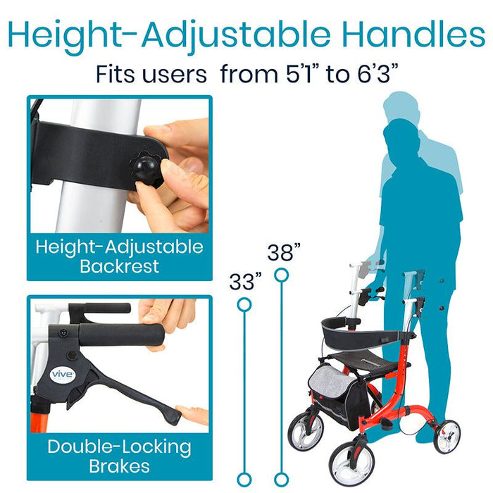 Vive Health Everglide Rollator