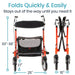 Vive Health Everglide Rollator