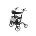 Vive Health Everglide Rollator Adjustable Height, Lightweight Aluminum Frame, Foldable Walker