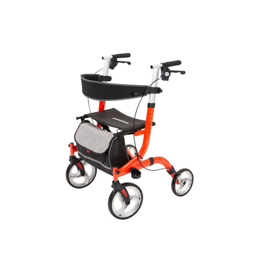 Vive Health Everglide Rollator Adjustable Height, Lightweight Aluminum Frame, Foldable Walker