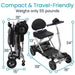 Vive Health Foldable Mobility Scooter