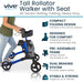 Vive Health Foldable Rollator Series T